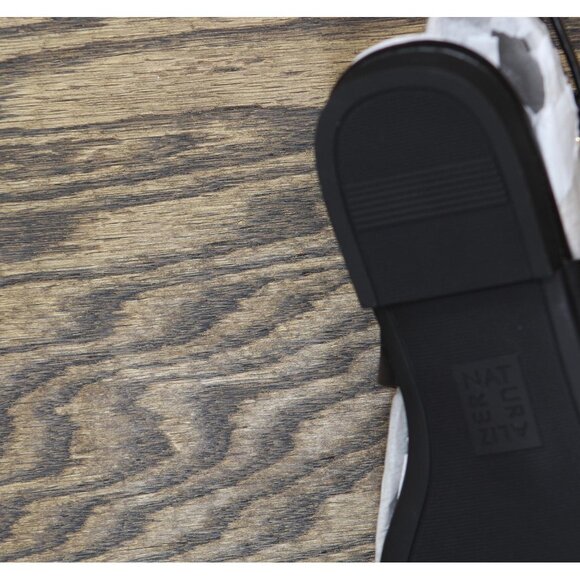 NWT Naturalizer Womens Taylor Slingbacks Heeled Sandals I9030L3 Black Leather 7M - Picture 11 of 11